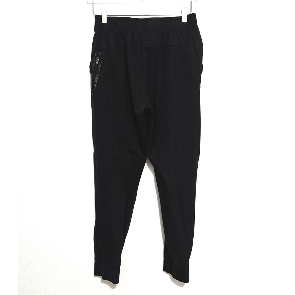 Apana Black Athletic Jogger Pants Elastic Waist Womens Athleisure Workout Lounge - Picture 5 of 6